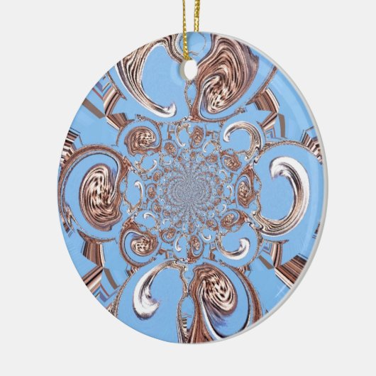 Kaleidoscoop Art Print Keramisch Ornament (Links)