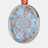  Kaleidoscoop Art Print Metalen Ornament (Links)