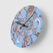  Kaleidoscoop Art Print Ronde Klok (Hoek)