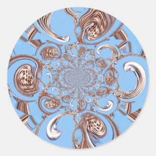  Kaleidoscoop Art Print Ronde Sticker