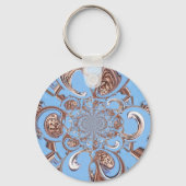 Kaleidoscoop Art Print Sleutelhanger (Voorkant)