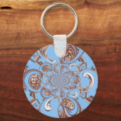  Kaleidoscoop Art Print Sleutelhanger (Voorkant)