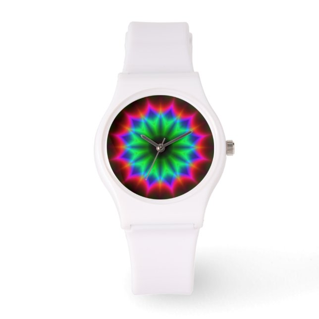 Kaleidoscoop Artikel 17 Bekijk en numerieke opties Horloge (Voorkant)