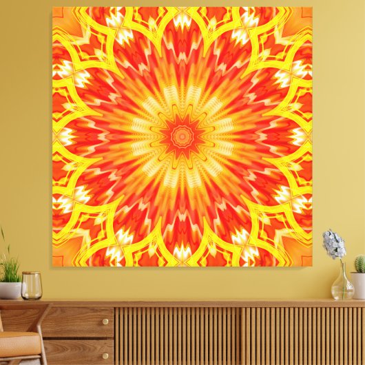 Kaleidoscoop Artikel 29 Canvas Afdruk (Insitu (Woonkamer))