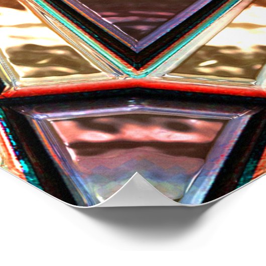 Kaleidoscoop Artikel 40A-40B Afbeelding Opties Pos Poster (Hoek)