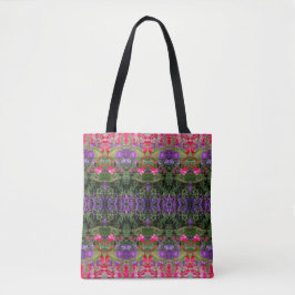 Kaleidoscoop Bloem 2 Middelgroot Tote Bag