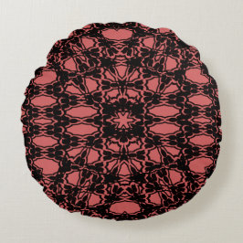 Kaleidoscoop bloem rond kussen