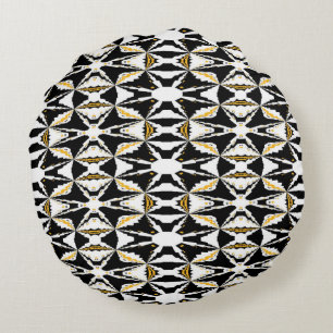 Kaleidoscoop bloem rond kussen