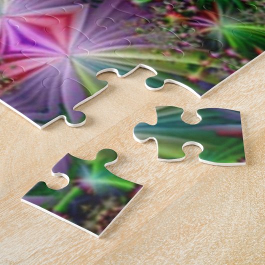 kaleidoscoop bloemen puzzel (Zijkant)