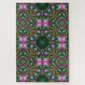 kaleidoscoop bloemen puzzel (Verticaal)