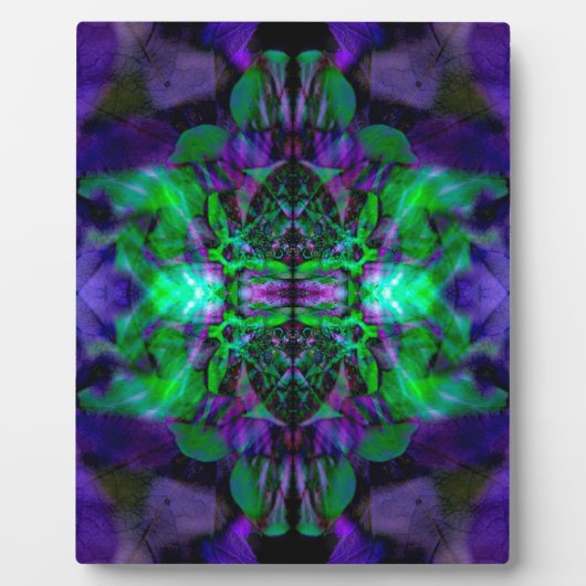 Kaleidoscoop-bloempatroon Fotoplaat (Voorkant)