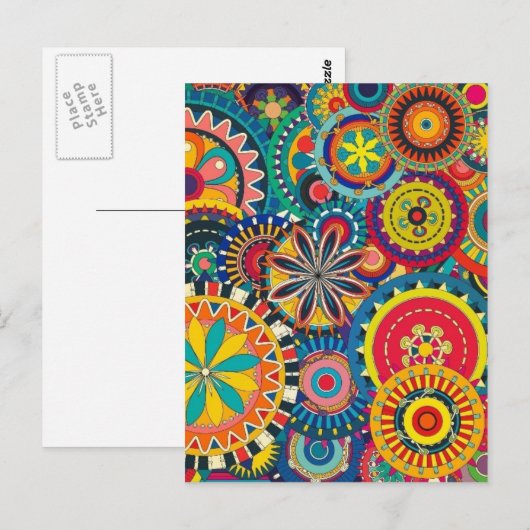 Kaleidoscoop Briefkaart (Voorkant / Achterkant)