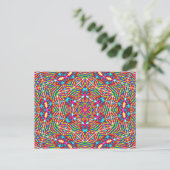 Kaleidoscoop Briefkaart (Staand voorkant)