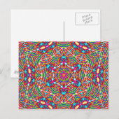 Kaleidoscoop Briefkaart (Voorkant / Achterkant)
