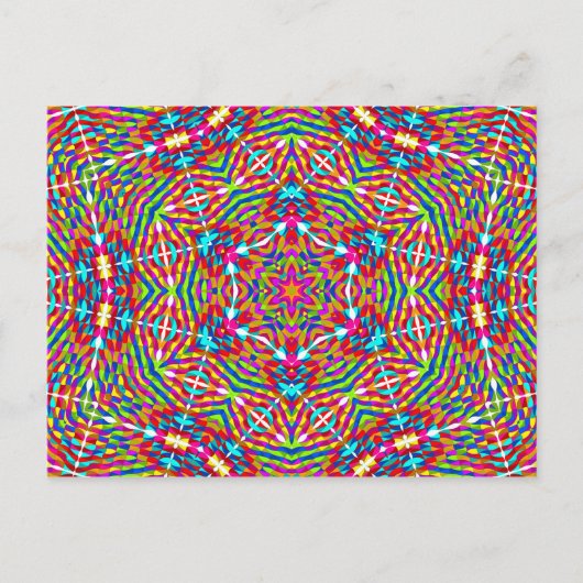 Kaleidoscoop Briefkaart (Voorkant)
