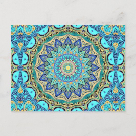 Kaleidoscoop briefkaart (Voorkant)