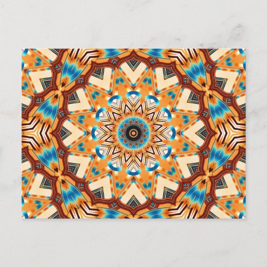 Kaleidoscoop briefkaart (Voorkant)