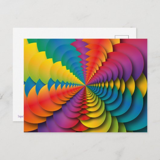 Kaleidoscoop Briefkaart (Voorkant / Achterkant)