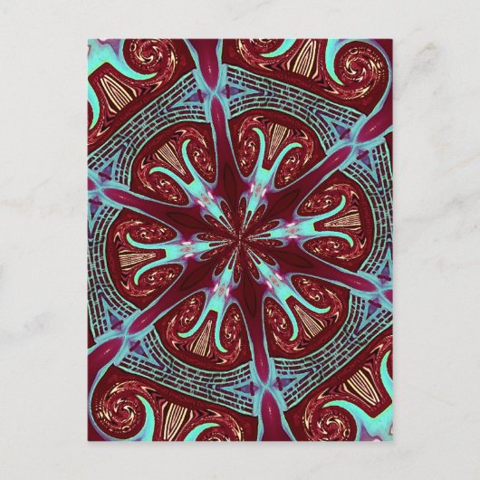 Kaleidoscoop Briefkaart (Voorkant)