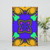 Kaleidoscoop Briefpapier (Staand voorkant)