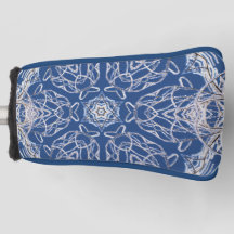 Kaleidoscoop Bright Blauw, Wit, Single Star