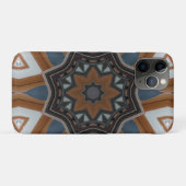 Kaleidoscoop bruine ster Case-Mate iPhone case (Achterkant (horizontaal))