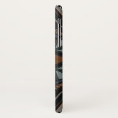 Kaleidoscoop bruine ster Case-Mate iPhone case (Achterkant/links)