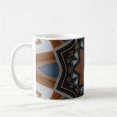 Kaleidoscoop bruine ster koffiemok (Links)