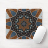 Kaleidoscoop Bruine ster Muismat (Met muis)