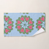 Kaleidoscoop Caladium Leaf Bad Handdoek (Handdoek)