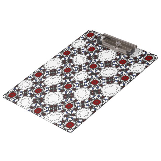 Kaleidoscoop deel drie van deel vier klembord (Gekanteld)