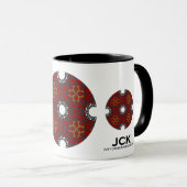 Kaleidoscoop deel drie van deel vier mok (Voorkant rechts)