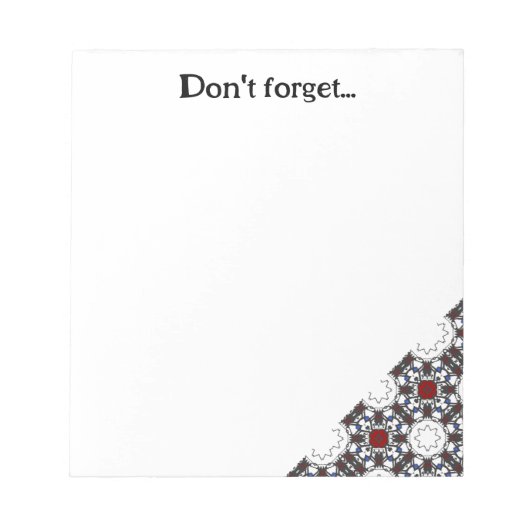 Kaleidoscoop deel drie van deel vier notitieblok (Voorkant)