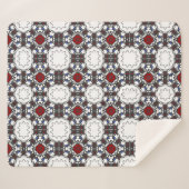 Kaleidoscoop deel drie van deel vier sherpa deken (Voorkant (horizontaal))