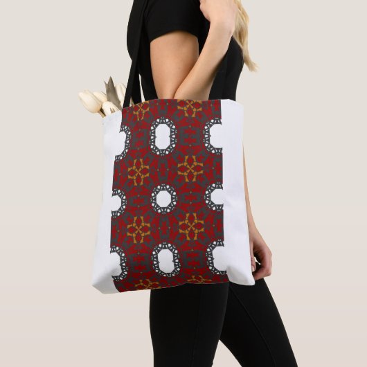 Kaleidoscoop deel drie van deel vier tote bag (Dichtbij)