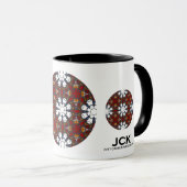 Kaleidoscoop deel vier art elf mok (Voorkant rechts)