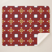 Kaleidoscoop deel vier art elf sherpa deken (Voorkant (horizontaal))