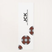 Kaleidoscoop deel vier art elf yogamat (Achterkant)