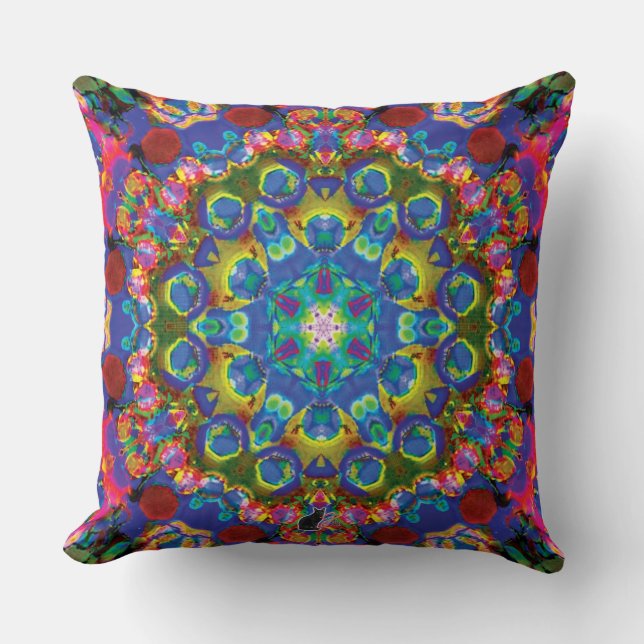 Kaleidoscoop Doily Kussen (Voorkant)
