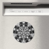 Kaleidoscoop donkergrijs Star... Magneet (Insitu (Vaatwasser))