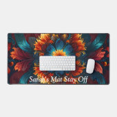 Kaleidoscoop Dromen Kleurrijk en Hypnotisch Bureaumat (Keyboard & Muis)