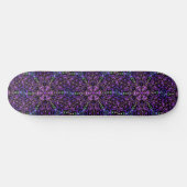 Kaleidoscoop Dromen Paarse Zwart Groen Persoonlijk Skateboard (Horizontaal)