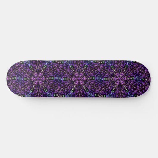 Kaleidoscoop Dromen Paarse Zwart Groen Persoonlijk Skateboard (Horizontaal)