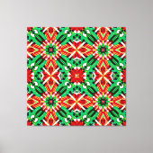 Kaleidoscoop Droom Mandala Kunst Canvas Afdruk (Voorkant)