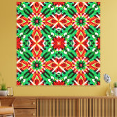 Kaleidoscoop Droom Mandala Kunst Canvas Afdruk (Insitu (Woonkamer))