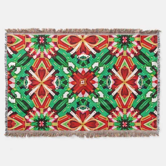 Kaleidoscoop Droom Mandala Kunst Deken (Voorkant)