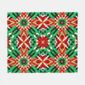 Kaleidoscoop Droom Mandala Kunst Fleece Deken (Voorkant (Horizontaal))