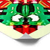 Kaleidoscoop Droom Mandala Kunst Poster (Hoek)