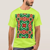 Kaleidoscoop Droom Mandala Kunst T-shirt (Voorkant)