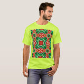 Kaleidoscoop Droom Mandala Kunst T-shirt (Voorkant volledig)